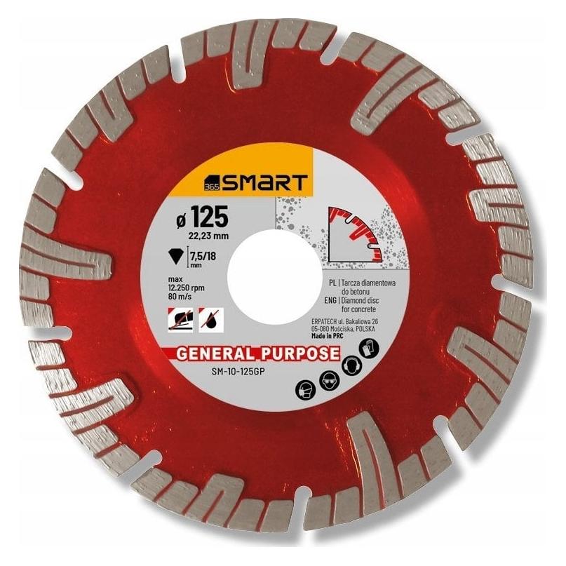 smart 125 mm Allzweck-Diamanttrennscheibe (10-125GP)