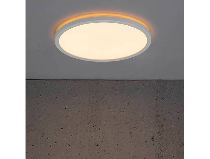 Plafonnier Bronx III Ø 29cm Blanc Plexiglas LED non-remplaçables