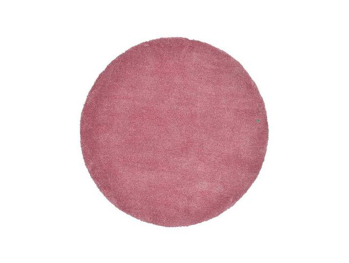 Tom Tailor Hochflorteppich Cozy, Rosa, Uni, rund, Teppiche und Böden, Teppiche, Runde Teppiche