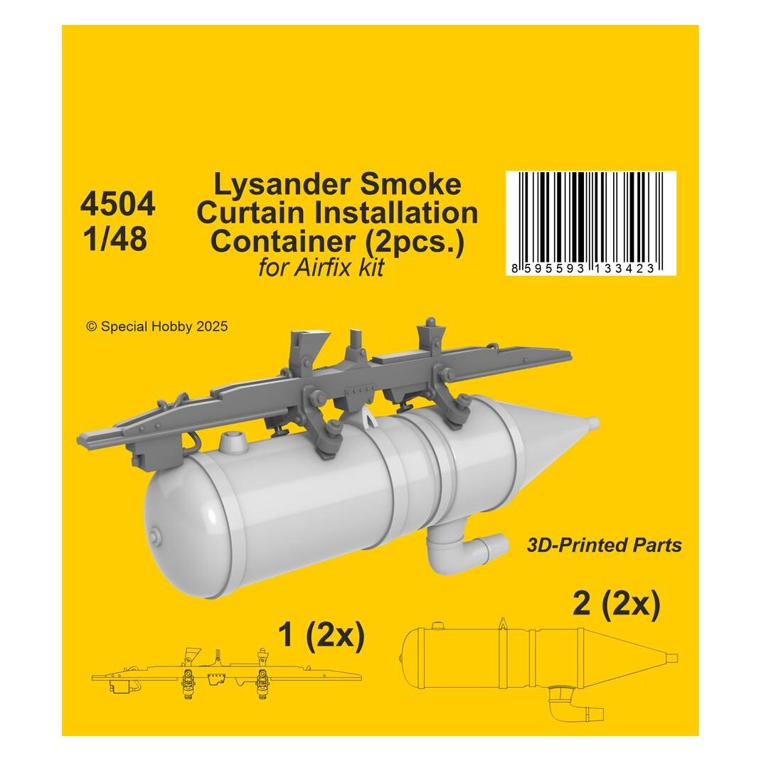 CMK Lysander Smoke Curtain Installation Container for Airfix (129-4504)