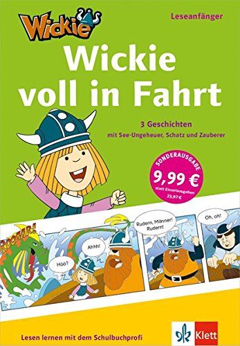 Wickie und die starken Männer - 3 Geschichten mit See-Ungeheuern, Schätzen und Zauberern. Leseanfänger ab 6 Jahren - Preis vom 14.10.2026 23:07:16 h