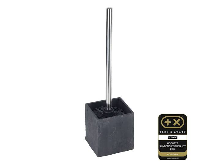 WC-Garnitur Polyresin Schwarz Ø 10cm