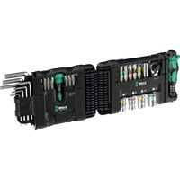 Tool-Check Modular Set 1, mit 3 Werkzeugmodulen, Bit-Satz schwarz/grün, 50-teilig, inkl. 1/4" Bit-Ratsche, Winkelschlüssel