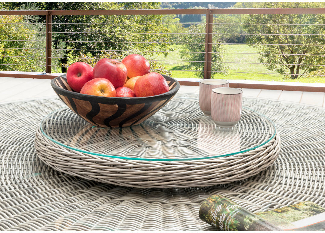 Bay Isle Home Endre Lazy Susan White 58cm W X 58cm L X 8cm H
