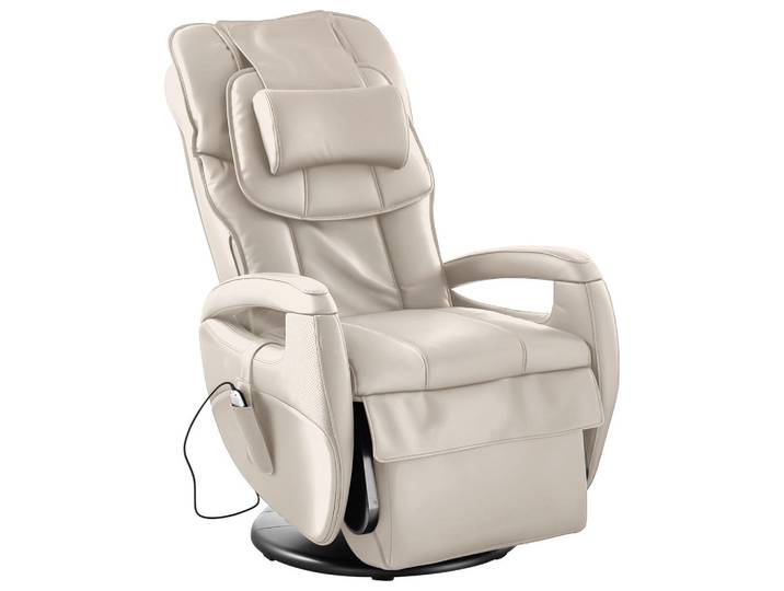 Cantus Massagesessel, Beige, Metall, Kunststoff, 80x117x114 cm, Lederauswahl, Stoffauswahl, Relaxfunktion, Netzbetrieb, Massagefunktion, Wohnzimmer, Sessel, Massagesessel