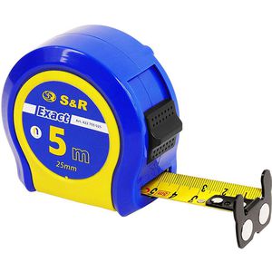 S&R Maßband 422.705.025, EXACT, 5m, mit Magnethaken