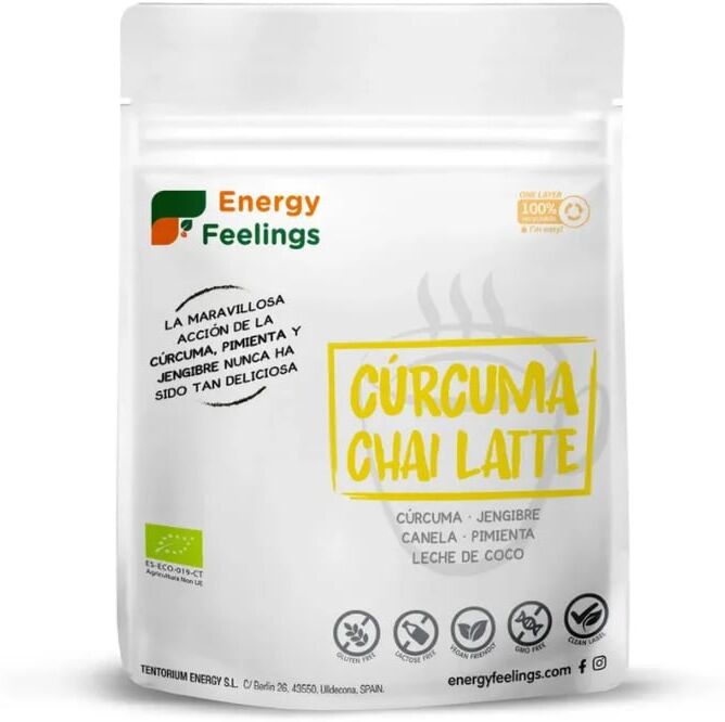 Energy Feelings Cúrcuma Chai Latte Bio 500g