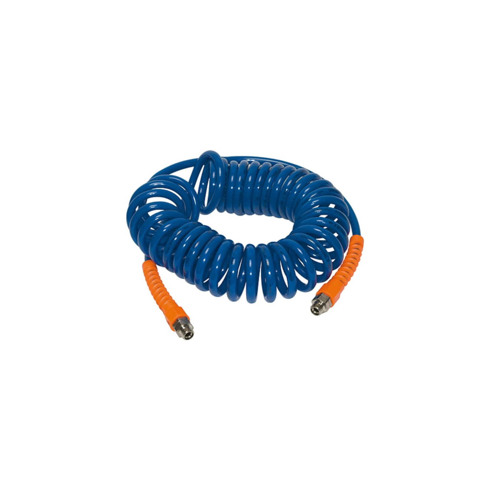 Riegler Spiralschl., Verschraubung, Knickschutz, PU, G 1/4, Ã¸ 8x5, 7,5 m, SP 16-750 (140223)