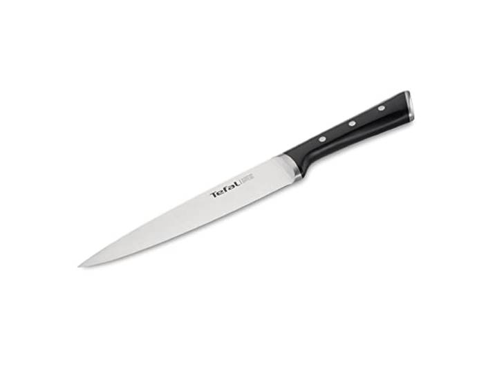 Tefal Ice Force Fleisch und Schinkenmesser, 20 cm Klinge, Handschutz