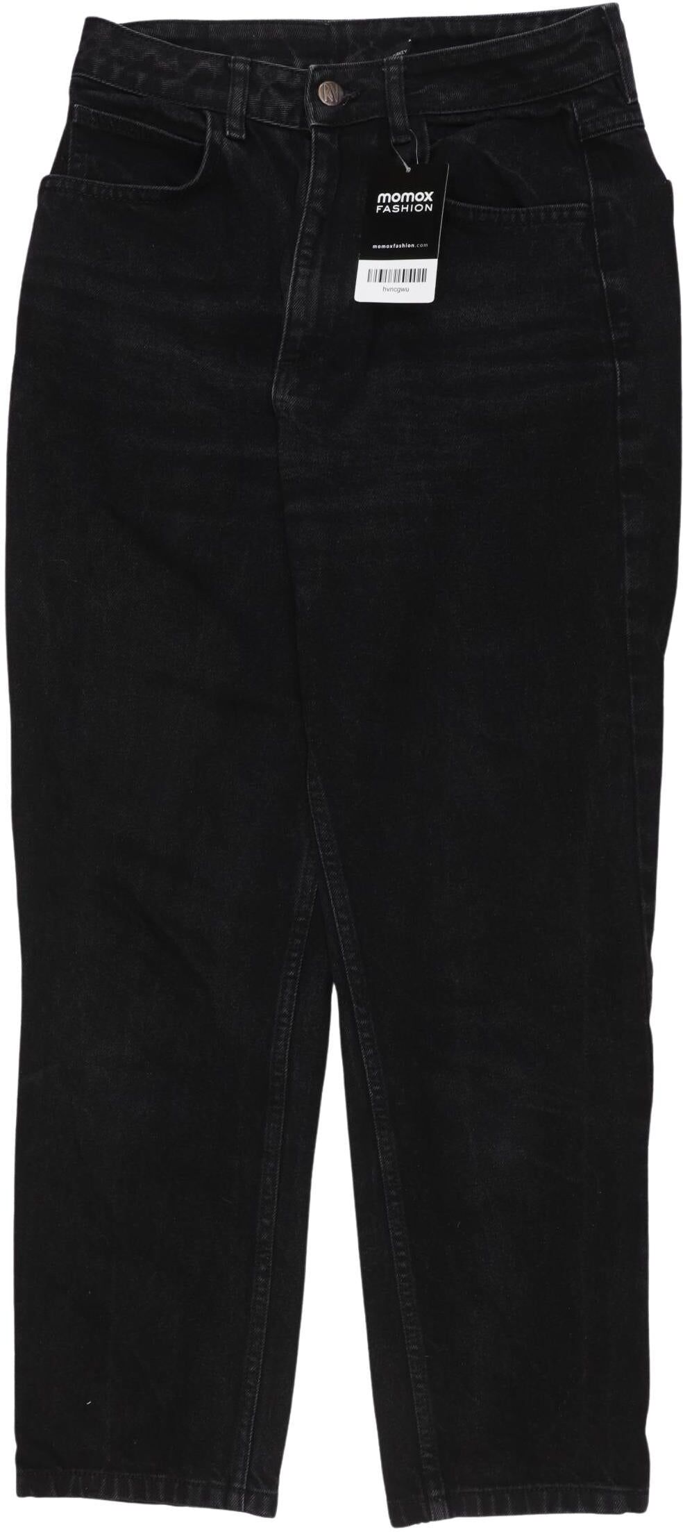 Reclaimed Vintage Damen Jeans, Schwarz, Gr. W26, Baumwolle - Second Hand
