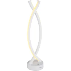Wohnzimmerlampe Tischleuchte Beistellleuchte LED Touchdimmer weiß Akku