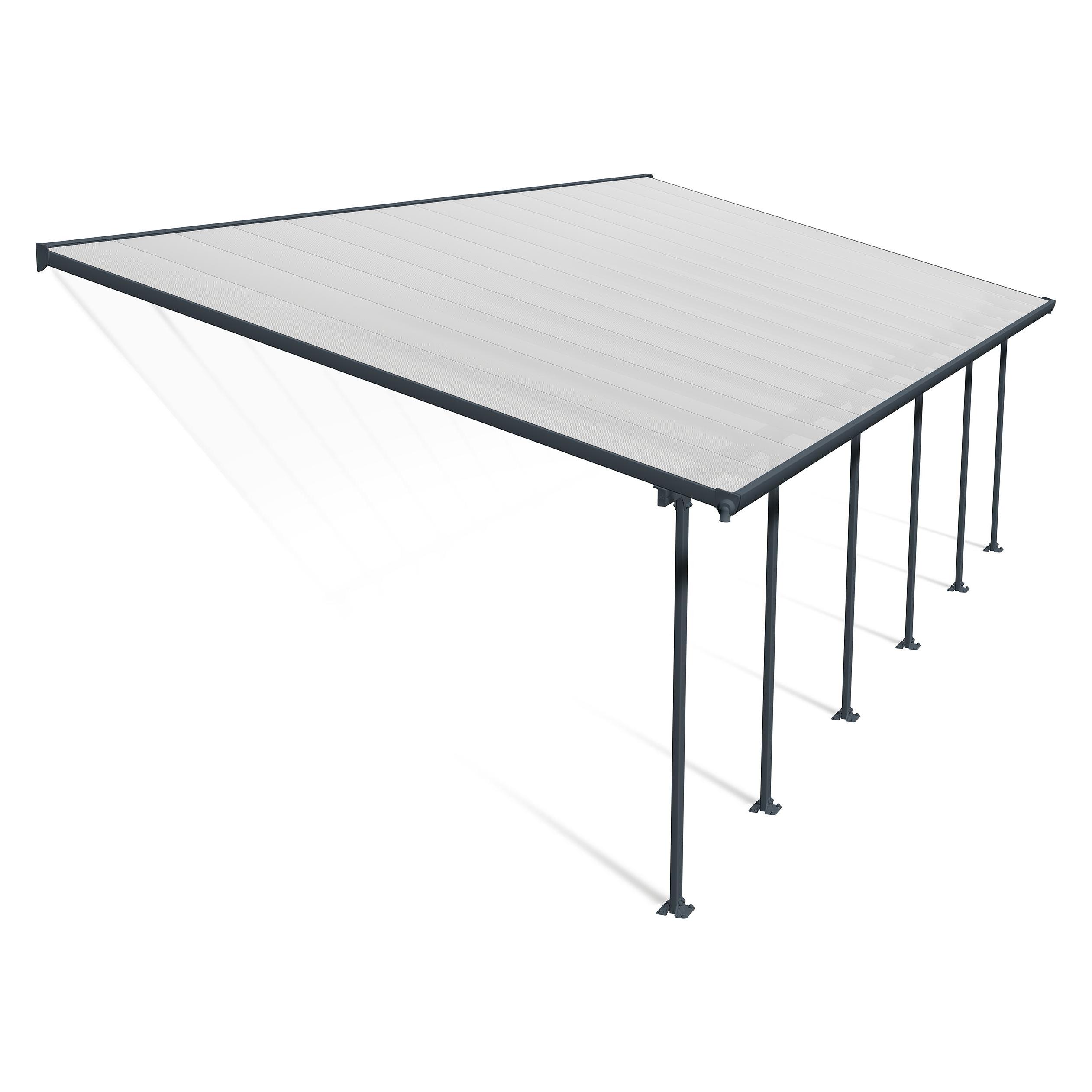 Canopia Terrassenüberdachung Feria 380x1031cm Grau (47152661)