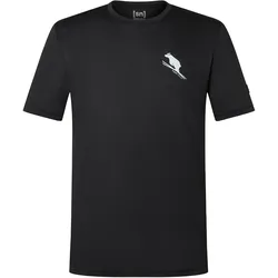 Super Natural, Herren, Funktionsshirt, Little Flear (M), Grau, Schwarz, M