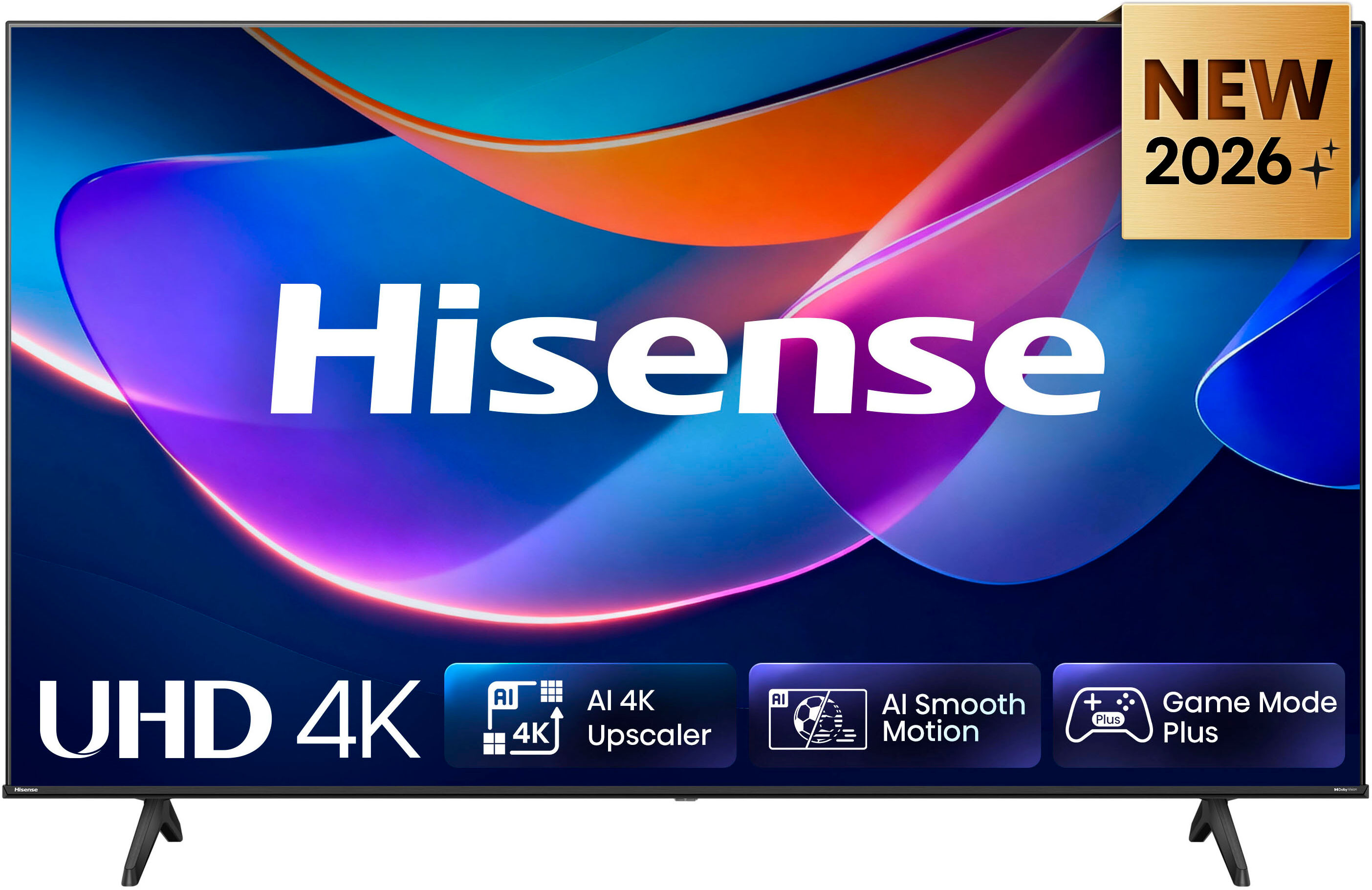 HISENSE LED-Fernseher "58A6S", Energieeffizienz: E, schwarz, 58 ″, Fernseher, LED-Fernseher