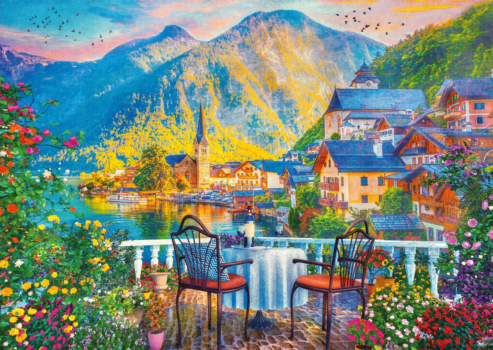 Schmidt Spiele Puzzel Het pittoreske Hallstatt