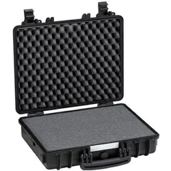 Explorer Cases 4412HL Koffer Schwarz mit Schaumstoff (Fotokoffer, 19.20 l), Kameratasche, Schwarz