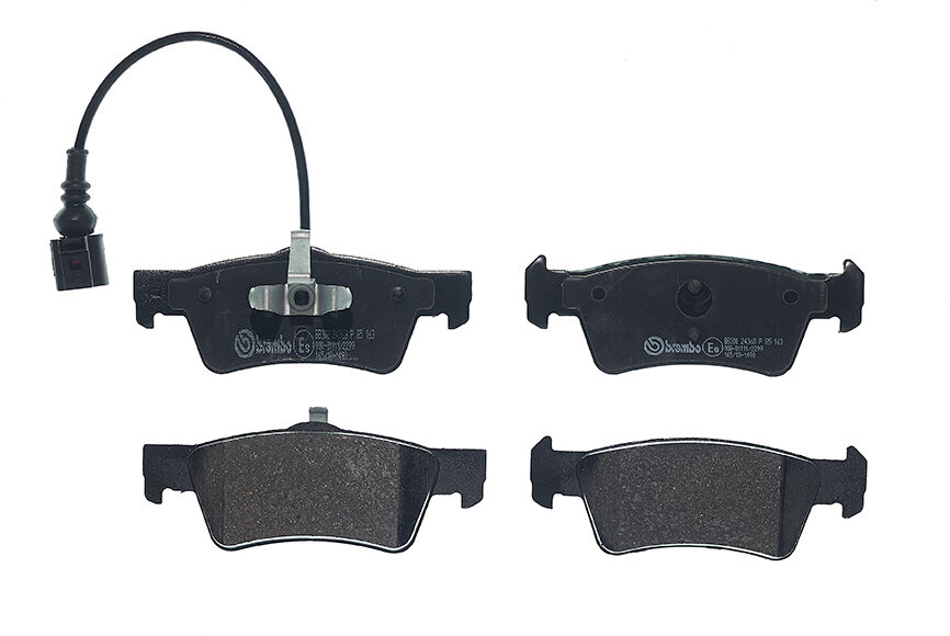 Brembo Bremsbelagsatz, Scheibenbremse Bremsbeläge, Richtungsgebunden P 85 163 Für Skoda