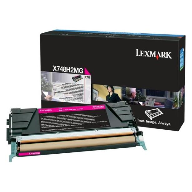 Lexmark X748 10K Toner magenta hohe Kapazität 10.000 Seiten 1er-Pack (M) (X748H2MG)