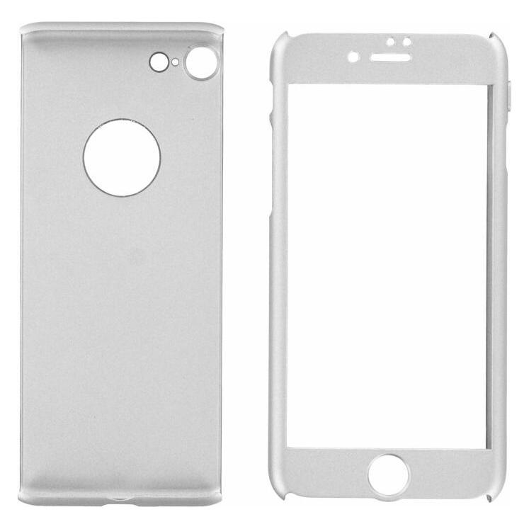 OEM 360 ° Hülle für iPhone 7 Silber (Apple iPhone 7) (25445583)