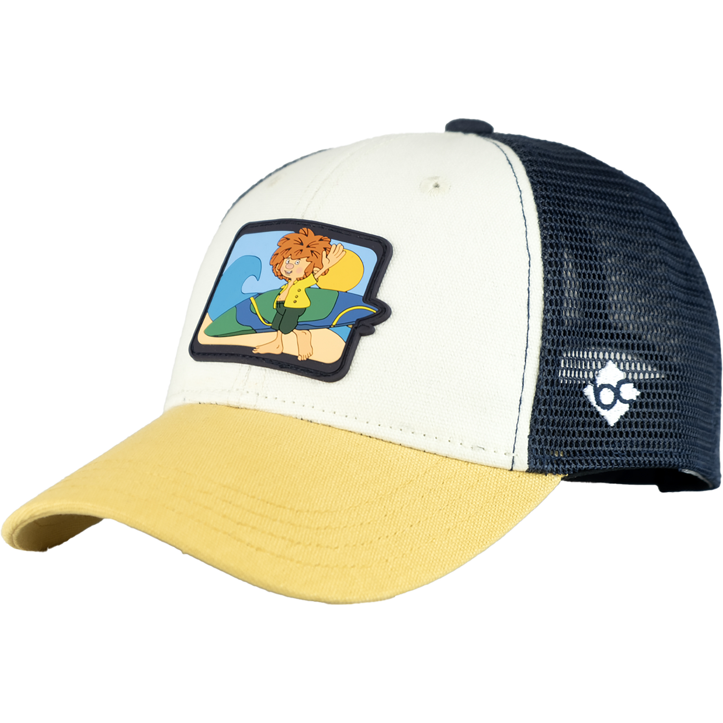 Bavarian Caps Pumuckl Surft Curved Cap Basecaps weiss Lifestyle