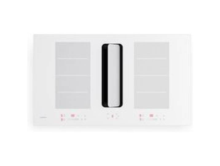 ChefFusion 90cm Plaque Induction avec Hotte Intégrée 4 Feux Blanc