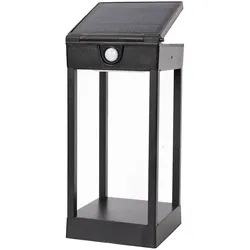 Lumisky Sensor-Solarwandleuchte SUNBRIK 500LM Stahl Schwarz