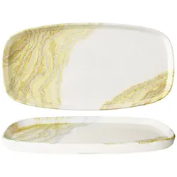 Churchill Tide Gold Platte Mit Steilrand 30x15,4cm