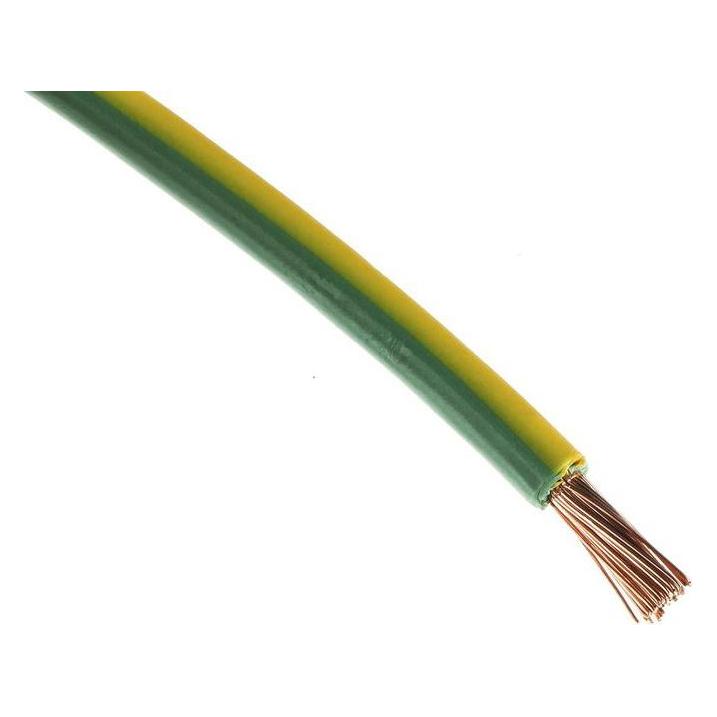 RS PRO Green/yellow tri-rated cable 6.0mm 100m (100 m) (8111473)