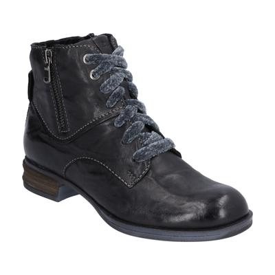 Stiefelette JOSEF SEIBEL "Sanja 11, schwarz", Damen, Gr. 36, schwarz, Obermaterial: 100% Rindsleder Leather cow., Schuhe Stiefelette