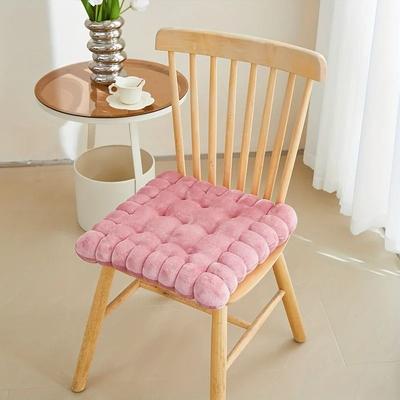 Inspired Finds Biscuit Shaped Plush Cushion Soft Cookie Pillow Seat Pad pink