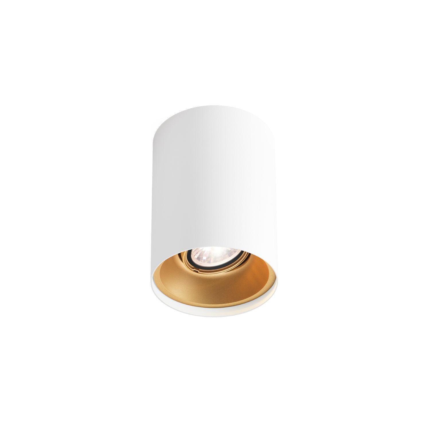 Wever & Ducré Downlight SOLID CEILING SURF 1.0 PAR16 weiß/Gold 133120J0 5404037302796