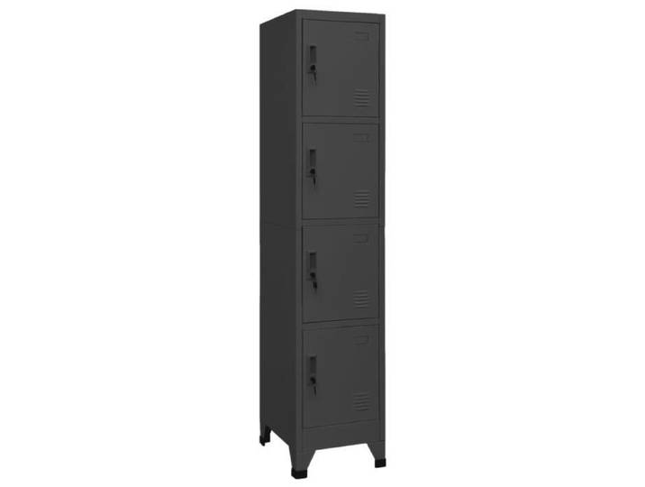 Armoire à casiers Anthracite 38x45x180 cm Acier 339787