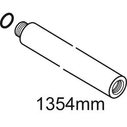Ideal Standard Brausestange, d:25, Abstand L=1354mm, A861146AA