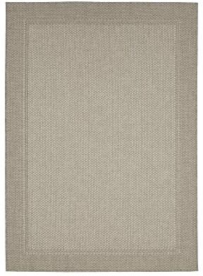 Style Haven Calayan Woven Border Grey Ultimate Performance Area Rug~
