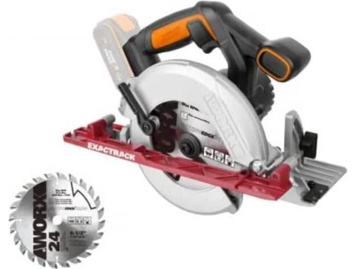 Scie circulaire portative sans fil WORX WX530 20V incl. 165x16mm Ø\, sans batterie ni chargeur