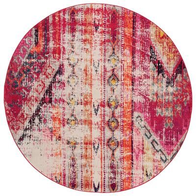 SAFAVIEH Monaco Lumturije Distressed Boho Rug