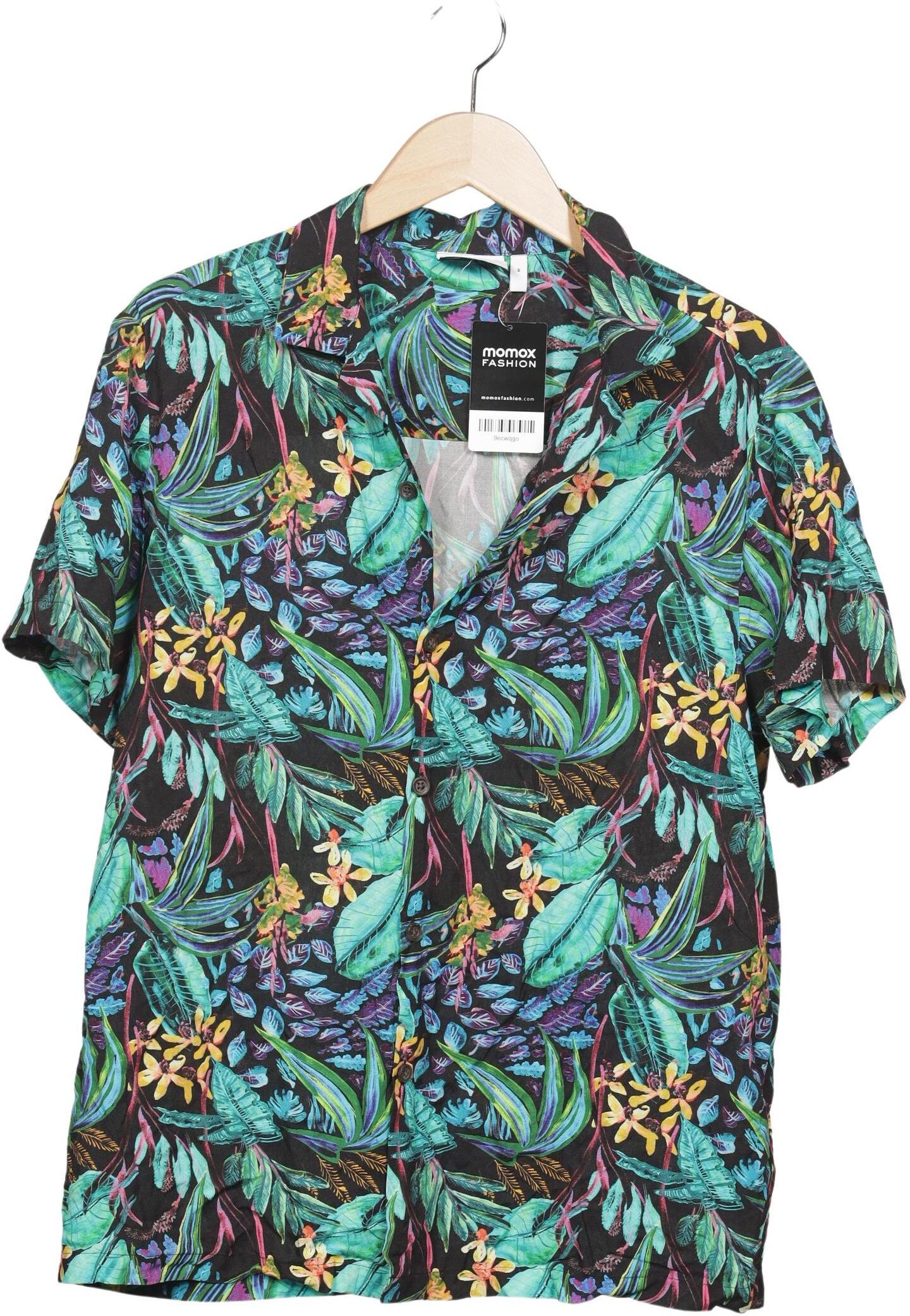 asos Herren Hemd, Mehrfarbig, Gr. M, Viskose - Second Hand