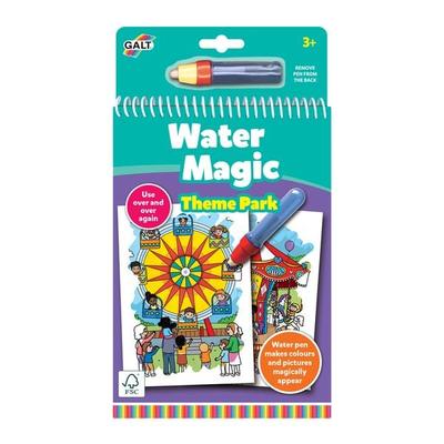 Jumbo 1150400342 - Galt, Water Magic Theme Park inkl. Wasserstift, magisches Freizeitpark-Malblock