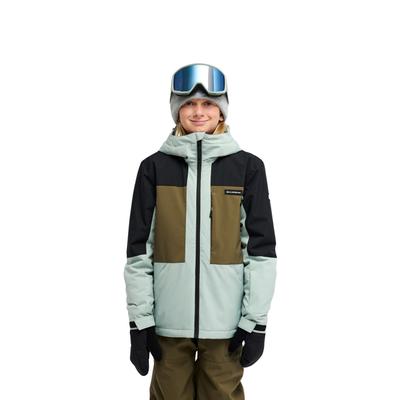 Snowboardjacke QUIKSILVER "Forever 20K", Kinder, Gr. 14, grün (iceberg grün), Obermaterial: 100% Polyester., Jacken Snowboardjacke