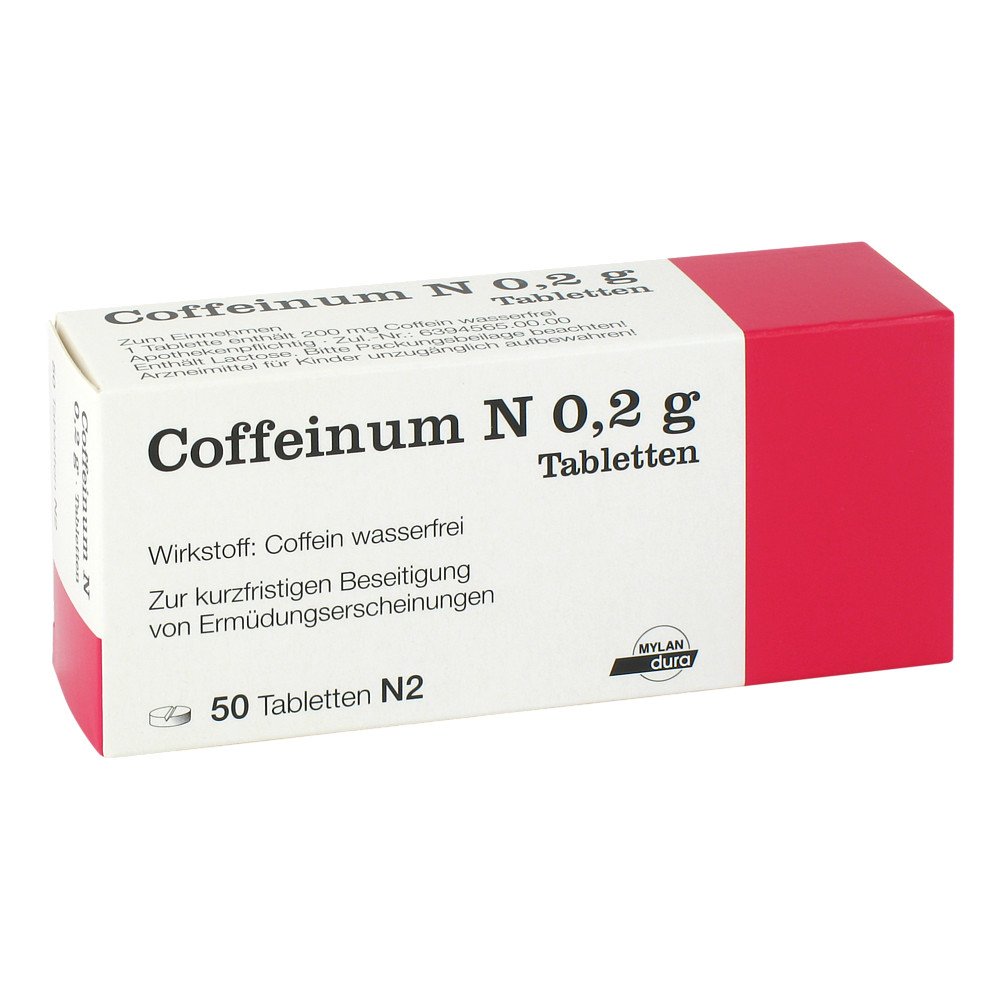 Cooper Consumer Health Deutschland GmbH Coffeinum N 0,2g 04584676