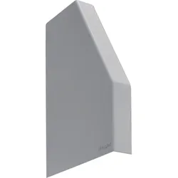 Hager L22367030 Endstück Paar schnittkaschierend zu Rangierkanal RK 110x80mm steingrau