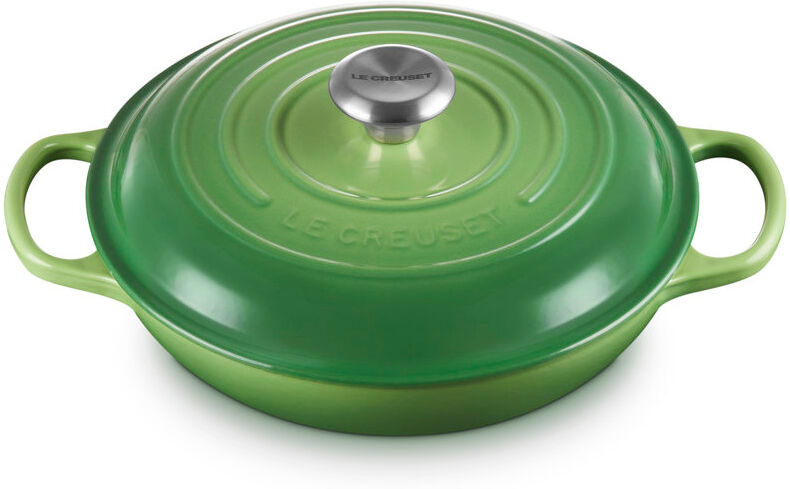 Le Creuset Cast Iron Shallow Casserole Bamboo 26cm / 2.2L