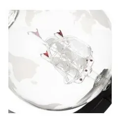 Malatec Karaffe - Globus - 22553 Whisky-Set, Serviergefässe, Transparent