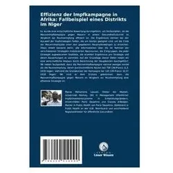 Effizienz der Impfkampagne in Afrika: Fallbeispiel eines Distrikts im Niger, Fachbücher von Mahamane Laouali Manzo