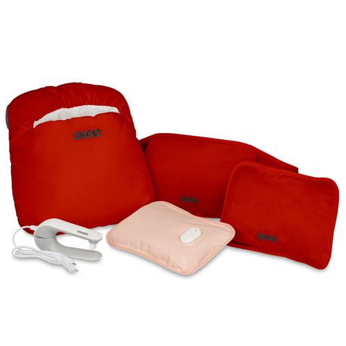 Unold 86023 Wärmi Premium Set elektrische Wärmflasche rot