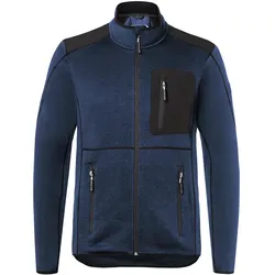 Kübler,  Strickjacke dunkelblau/schwarz Form 1443 Grösse 4XL (4XL)