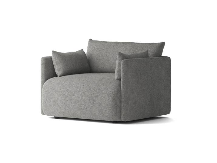 Audo Copenhagen Offset Sessel Audo Bouclé 16 Dark grey