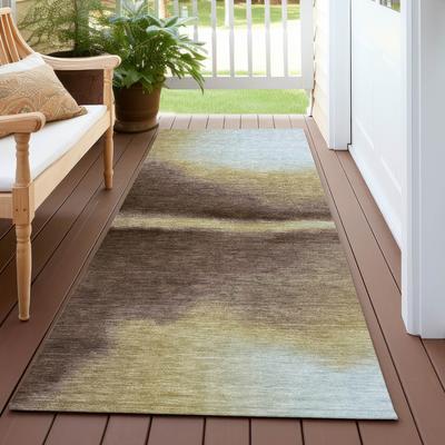 Addison Rugs Machine Washable Indoor/ Outdoor Modern Landscape Chantille Rug