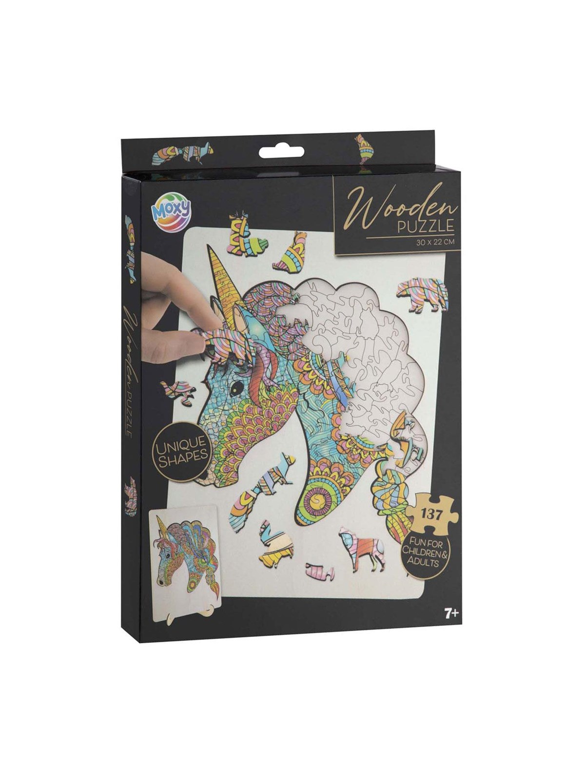 Creative Craft Group Wooden Jigsaw Puzzle Unicorn 137pcs. Holz
