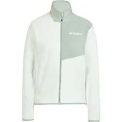 adidas TERREX Multi Fleecejacke Damen JC9655 - linen green/silver green XL
